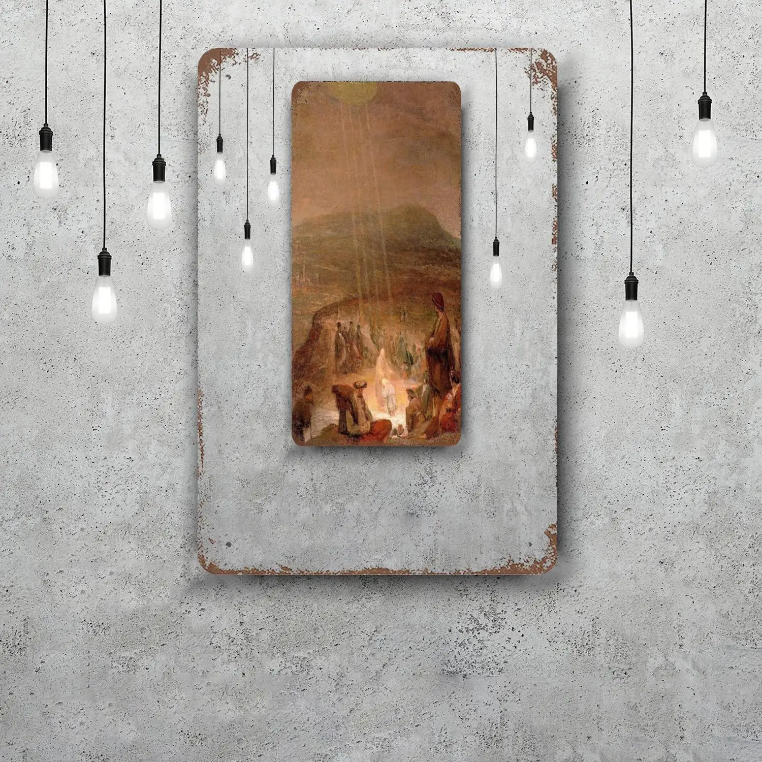 Baptism Decor Poster Vintage Tin Sign Metal Sign Decorative Plaque for Pub Bar Man Cave Club Wall Decoration