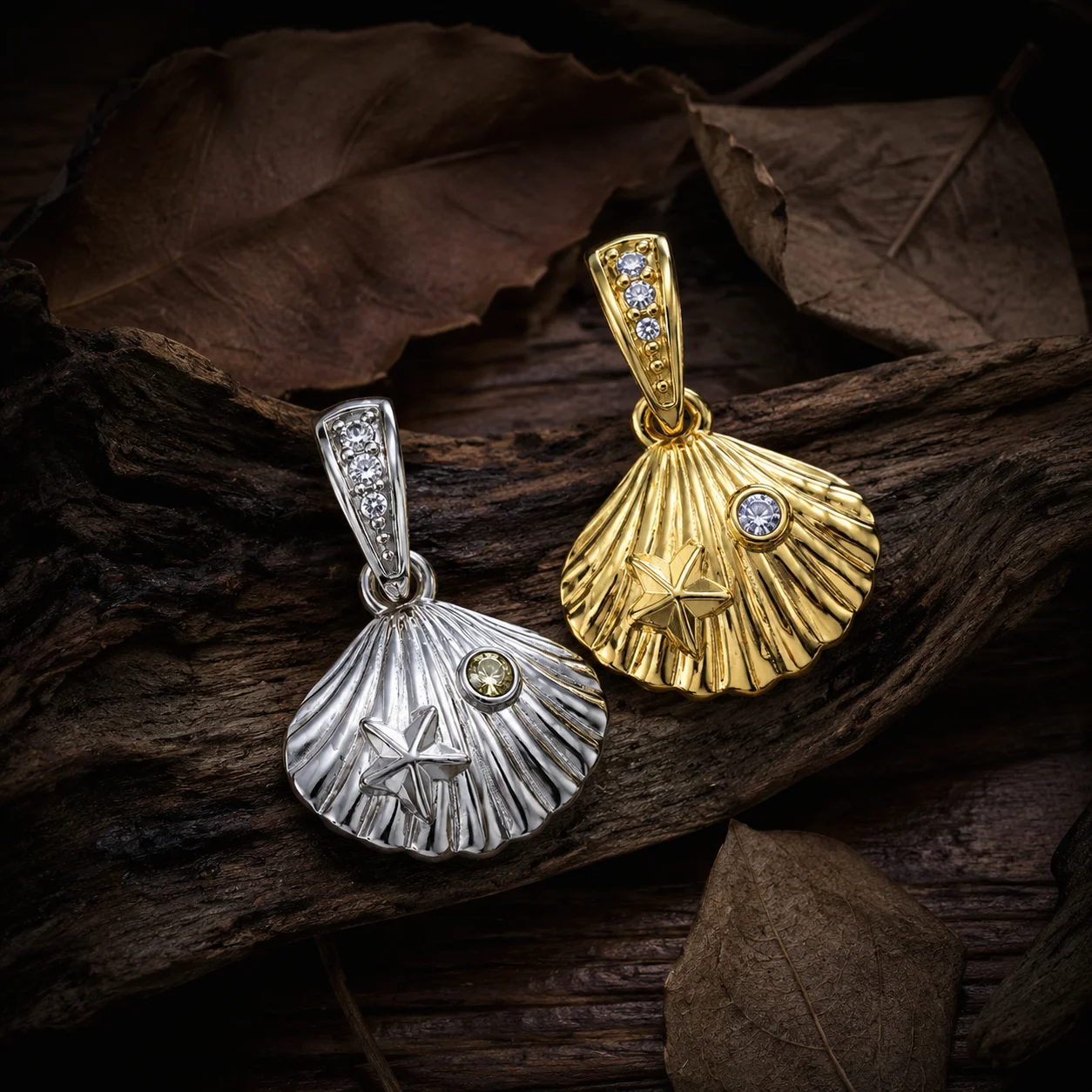 ZHENL Niedliche Y2K Ästhetik Ozean-Serie Tier-Anhänger Charms Vergoldeter Edelstahl DIY Kette Jubiläums-Geburtstags-Schmuck – Detail 18