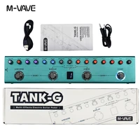 Hub de guitarra inalámbrico M-VAVE TANK-G |   9 preamplificador/8 ranuras IR + puerta de ruido |   Sincronización MIDI Bluetooth y plataforma de escenario recargable de 20h