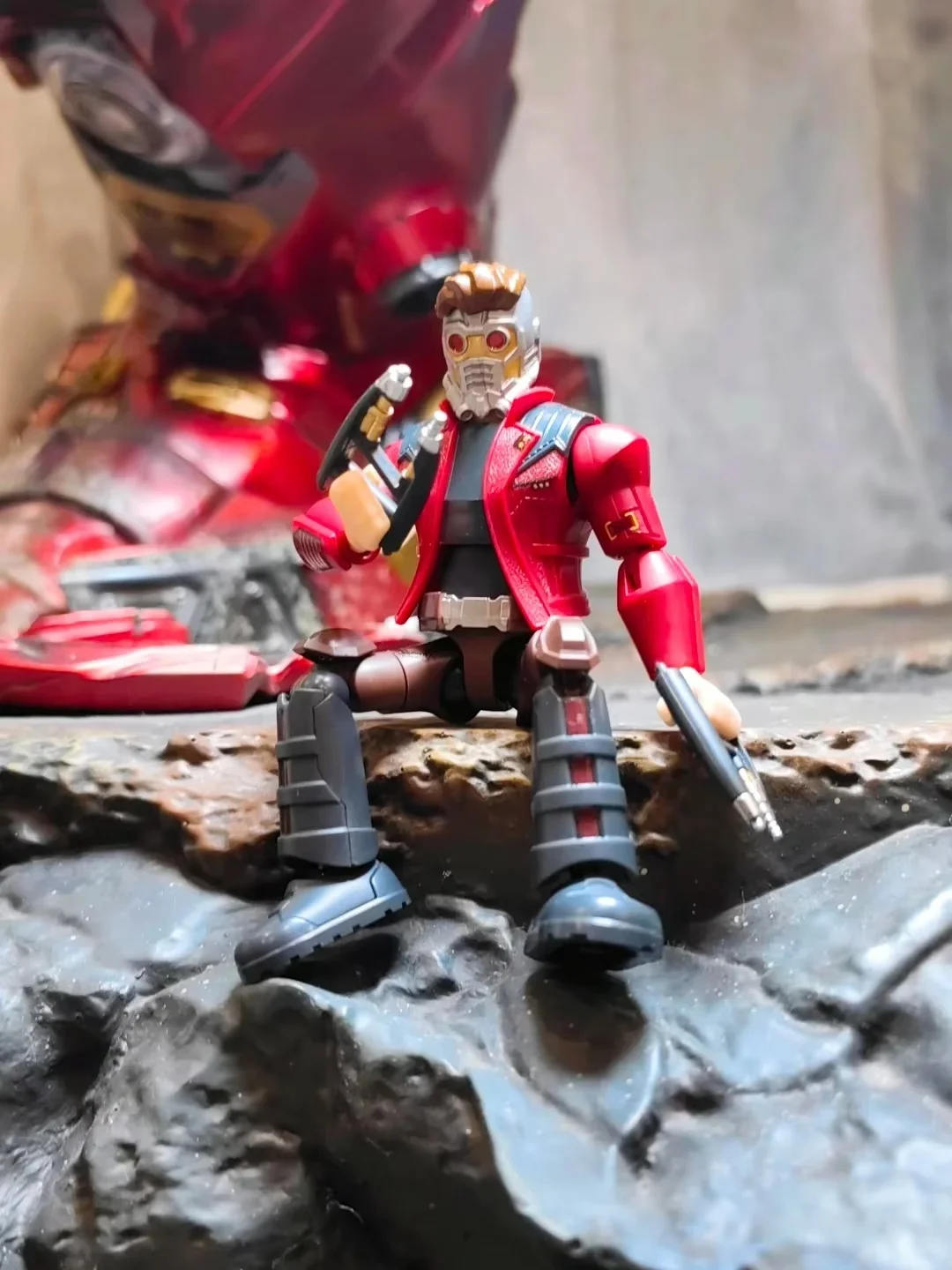 لعبة Marvel the Infinity Saga Blockees Toy Spiderman Star-Load Galaxy Vol.2 مجموعة شخصيات الحركة المتحركة المصنوعة يدويًا وقابلة للتخصيص