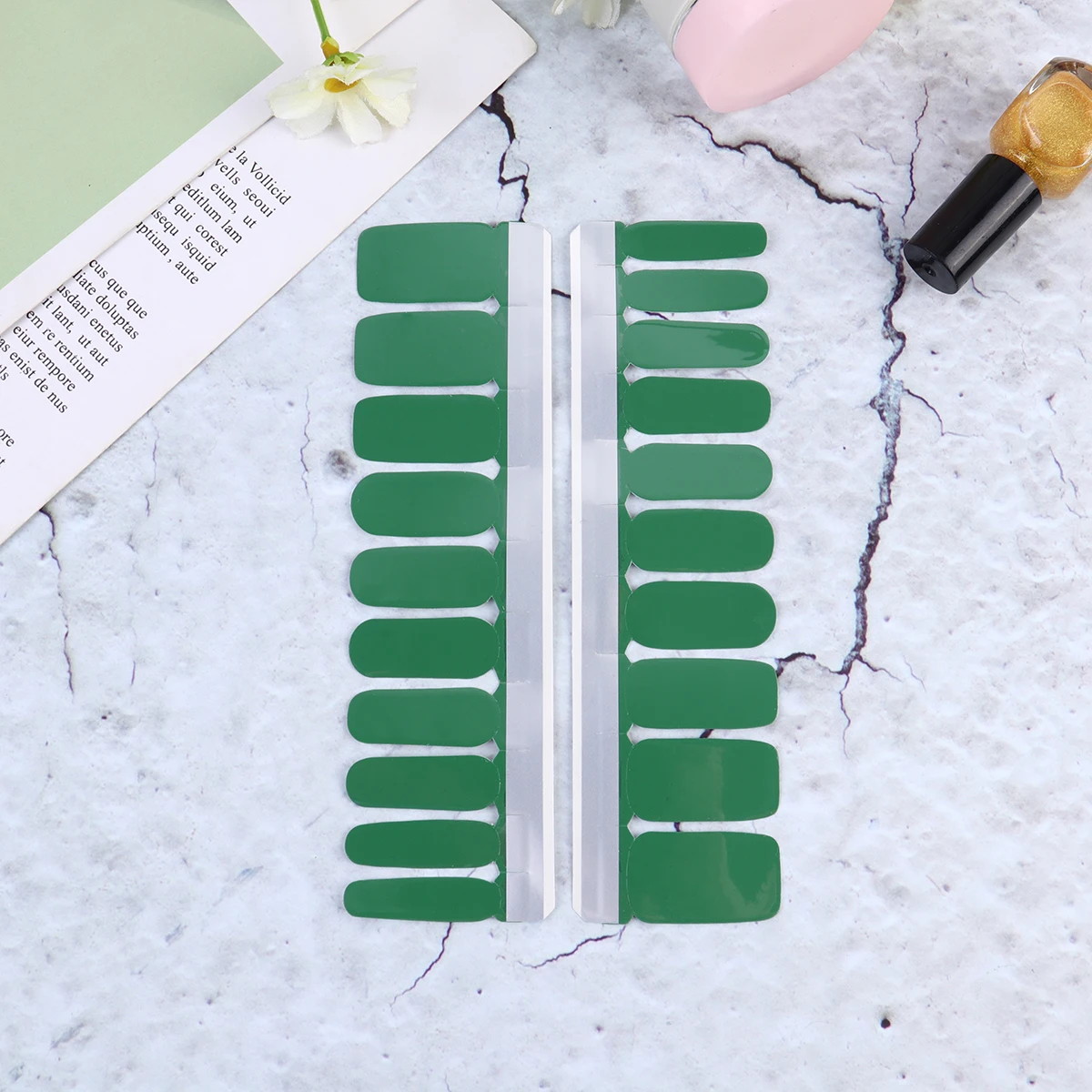 

Solid Color Stickers Charming Decals Premium Women Manicure Decoration Diy Durable Safe Pumpkin Color Stickers Nail Art