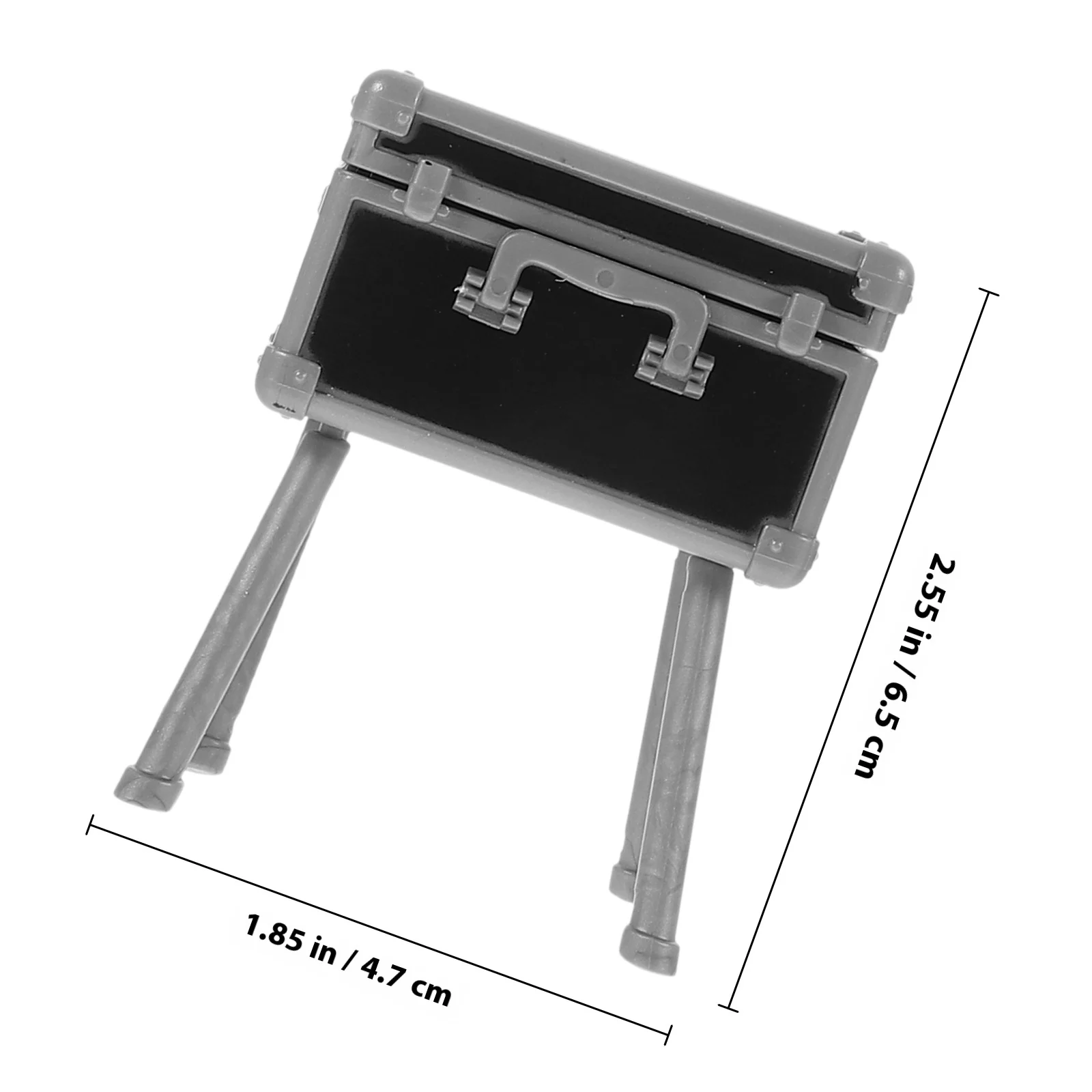 กล่องเครื่องสำอางจิ๋วตกแต่ง 3 ชิ้น งานฝีมือประณีต ชุดเล็กสำหรับตกแต่งเฟอร์นิเจอร์บ้านจิ๋ว ฉากจำลองขนาดเล็ก