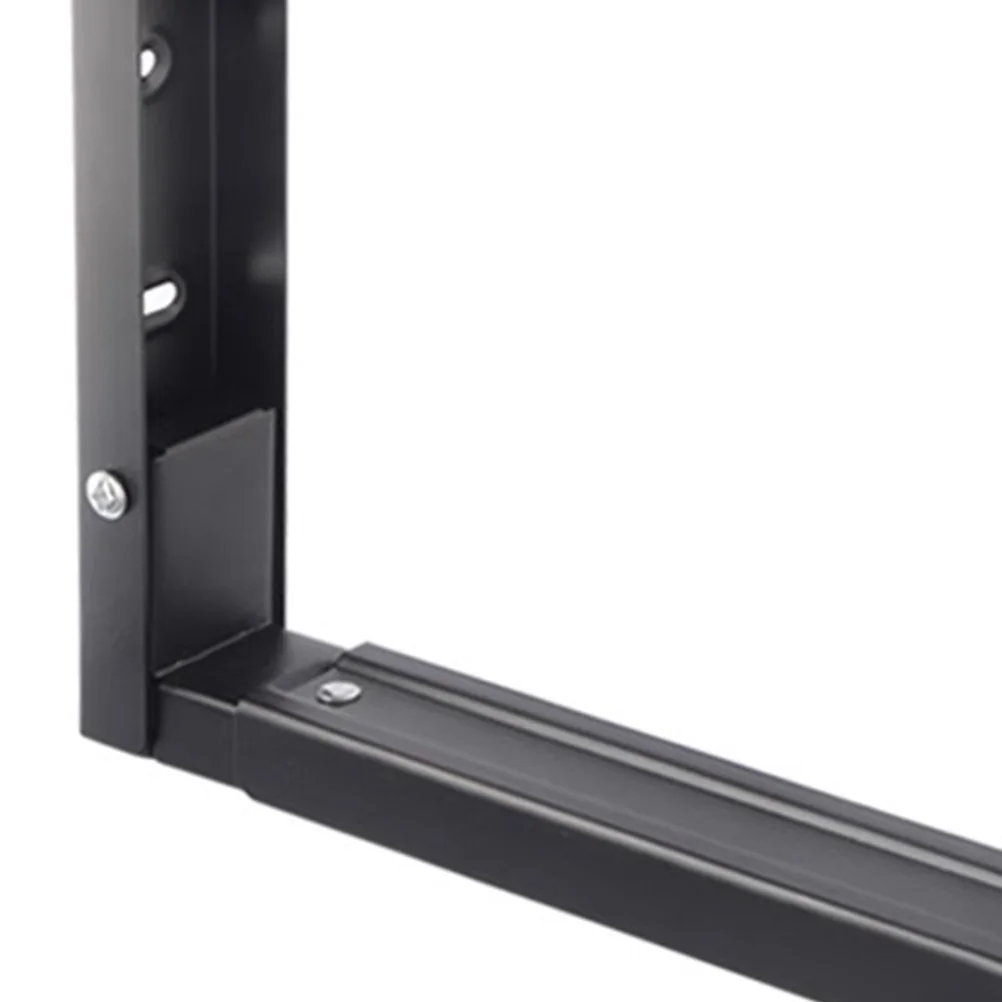 

1 set 1 Set Of Steel Foldable Microwave Shelf Wall Mount Bracket Retractable Oven Stand For Kitchen Space Saver Organizer Rack