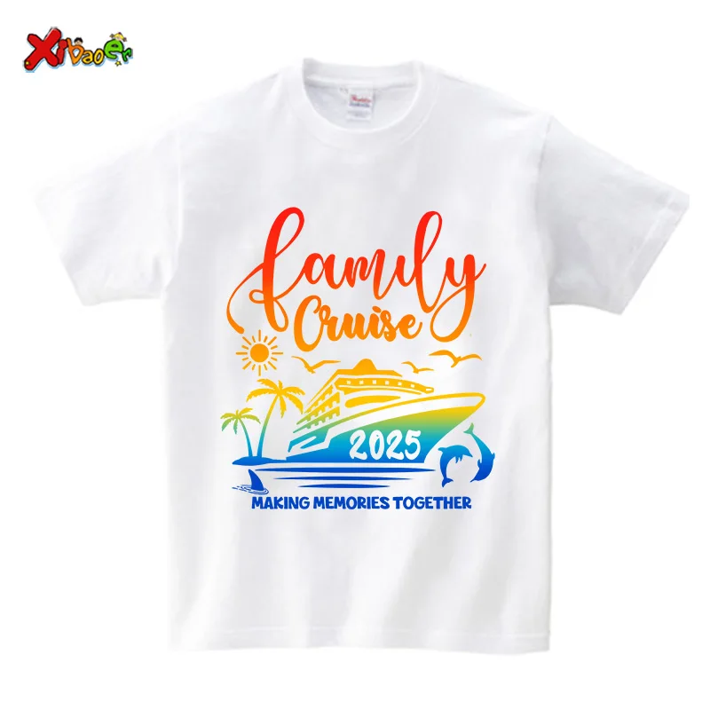 Family Trip Shirts 2025Family Cruise 2025 Shirt Family Matching Outfits Party Toddler Baby Family Look Family Vacation Shirts