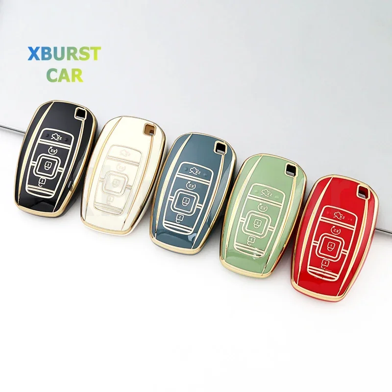TPU Car Smart Key Case Cover Protector Holder Shell Fob For Lincoln Continental MKC MKZ Navigator 2017 2018 2019 Accessories