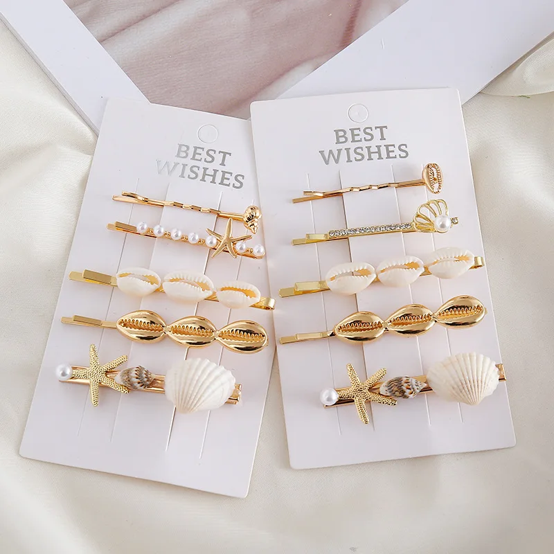 

Stylish Premium Ocean Pearl Shell Hair Clip for Women Creative Summer Beach Accessory Unique Elegant Durable Style