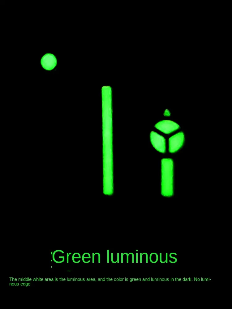 MDV-106 Watch Hands for Casio Swordfish Duro Dolphin Blue/Green Hour Marker Watch Hands Green Luminous MDV106 Movement Parts