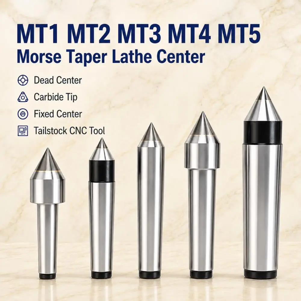 MT1 MT2 MT3 MT4 MT5 Morsekegel-Spannzentrum mit Hartmetallspitze für Drehmaschinen und CNC-Drehmaschinen