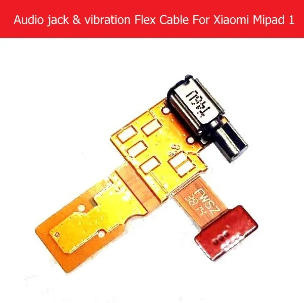 Weeten Geniune Audio jack & Motor Vibrator Flex Cable For Xiaomi Mipad 1 light Sensor & Vibration Flex Cable Replacement repair