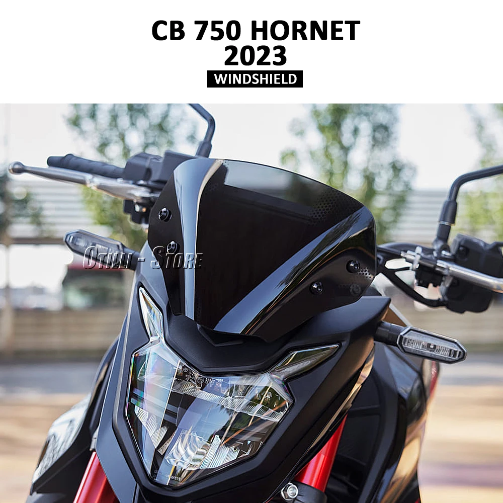 الزجاج الأمامي لهوندا CB750 الدبور 750 2023 2024 اكسسوارات الدراجات النارية شاشة الرياح منحرف تمديد مع قوس