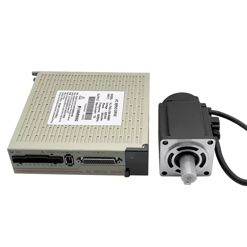 for 17-Position 750W Single Phase 3000RPM 2.4N.m AC Servo Motor and 220V Servo Drive Kit