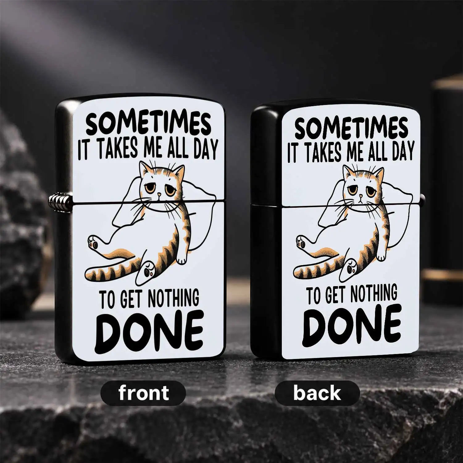 Funny Lazy Cat Lighter 