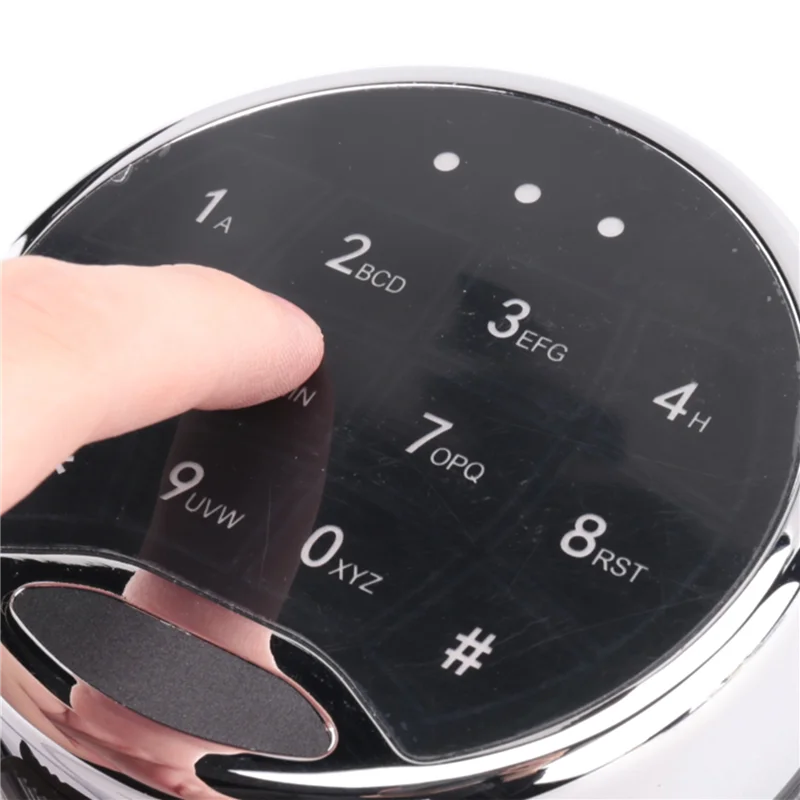 ABDE-Safe ロック交換用電子金庫ロックセット タッチパッド/キーパッド ソレノイドロック付き 2 オーバーライドキー