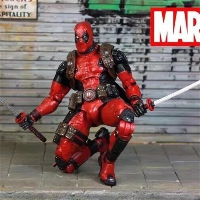 NECA X-Men Deadpool Actionfigur Superheld Deadpool Figur EPIC Ultimate 20CM Sammlermodell Spielzeugpuppe Geburtstagsgeschenk – Detail 12
