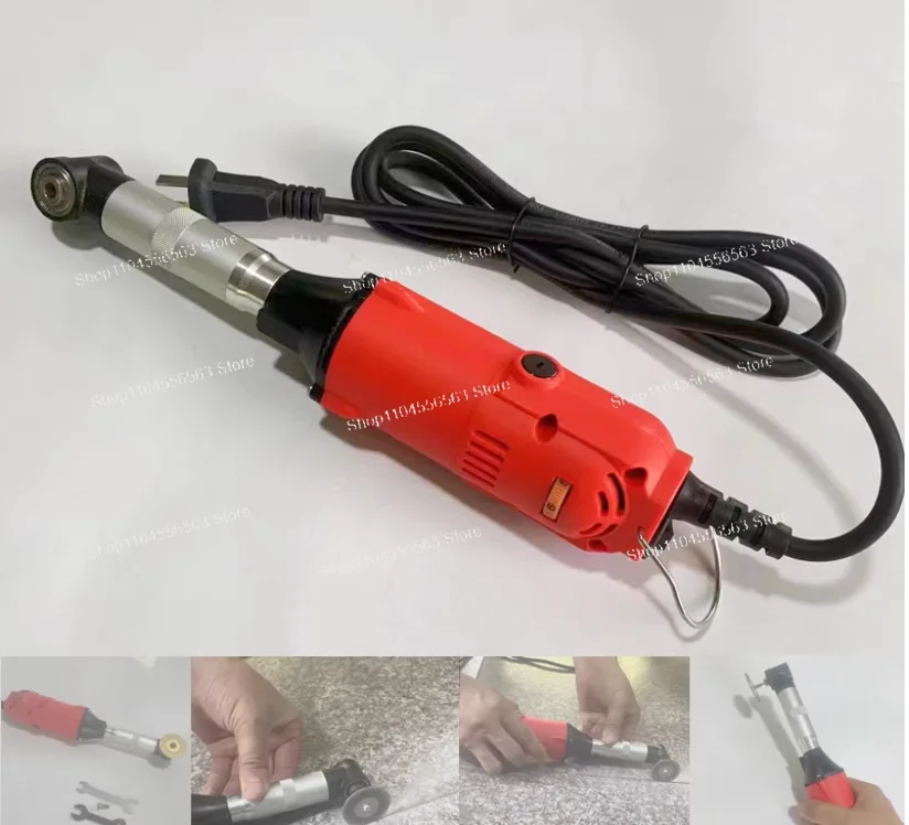 

500W 90 Degree Bend right angle Jewelry Wood Electric Engraving Motor Grinder Mold Polishing Hanging Ceramic Tile Cleaning Tools