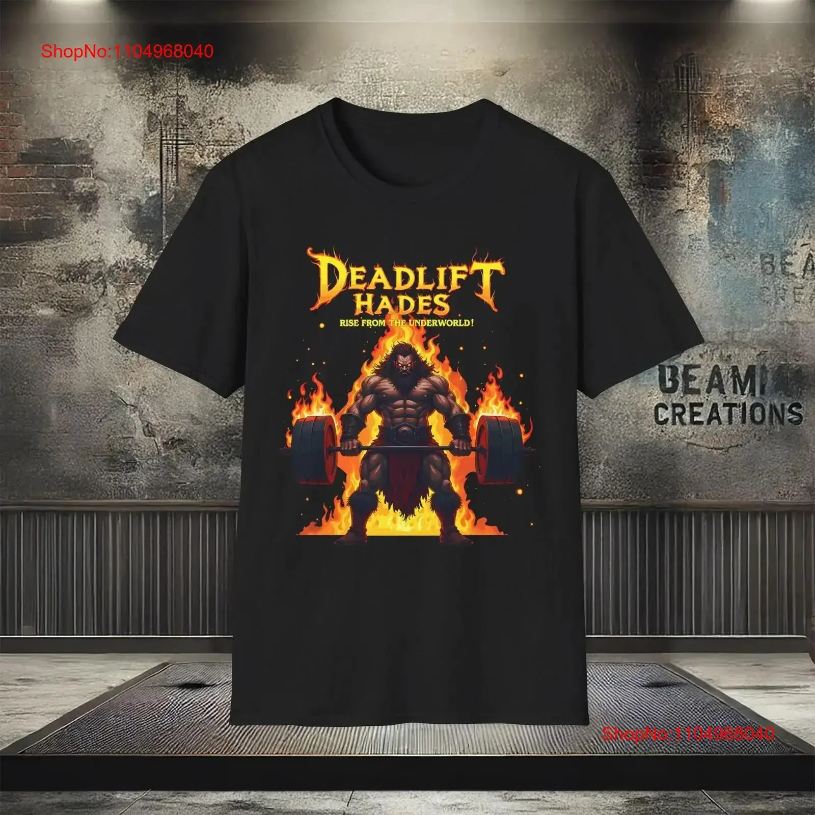 

Футболка для спортзала Deadlift Hades, греческая мифология, фитнес, пауэрлифтинг, восстановление подземного мира, тренировки для влюбленных, винтажная стираная футболка