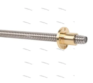 304 Stainless Steel T12 Screw Length 100 200 300 400 500 600mm Lead 2 3 4 8 10 12 Trapezoidal Spindle Screw and Nut