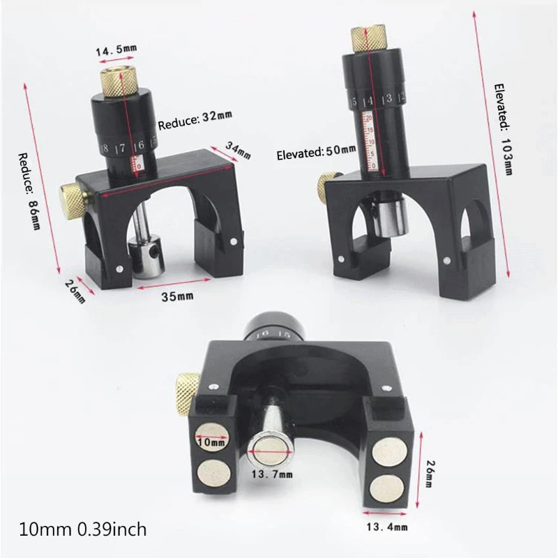 2 ชิ้น Woodworking Planer เครื่องตัดใบมีดการตั้งค่า Jig Gauge แม่เหล็ก Planer การตั้งค่าใบมีด Jig Planer ใบมีด Jig Drosphip