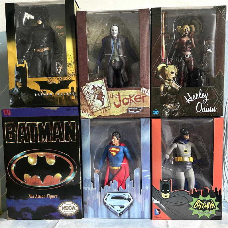NECA 7 بوصة جوكر الشكل هارلي كوين سوبرمان باتمان البلاستيكية عمل نموذج لجسم لعبة تحصيل نموذج دمية الهدايا #1