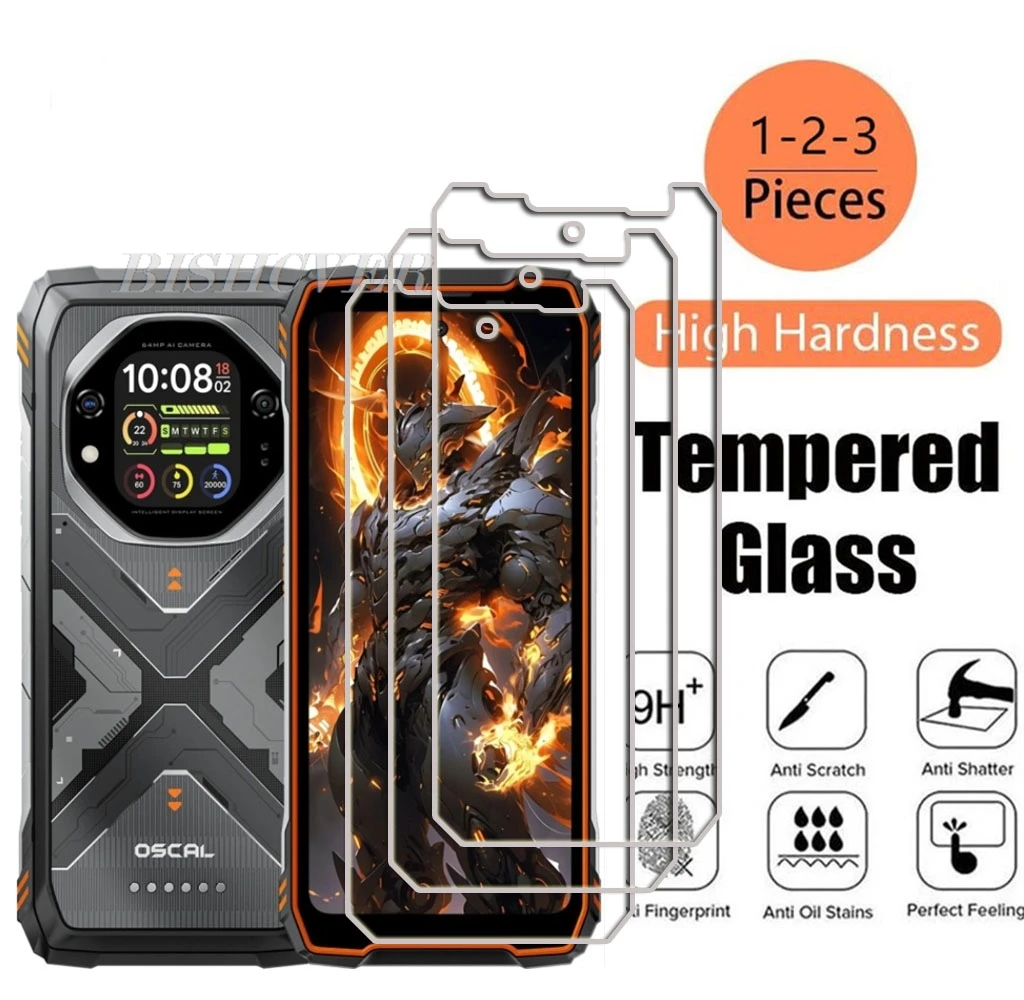 Для Blackview Oscal Tank 1, 6,78 дюйма, закаленное защитное стекло на Blackview Oscal Tank 1, защитная пленка для экрана смартфона Для Blackview Oscal Tank 1, 6,78 дюйма, закаленное защитное стекло на Blackview Oscal Tank 1, защитная пленка для экрана смартфона