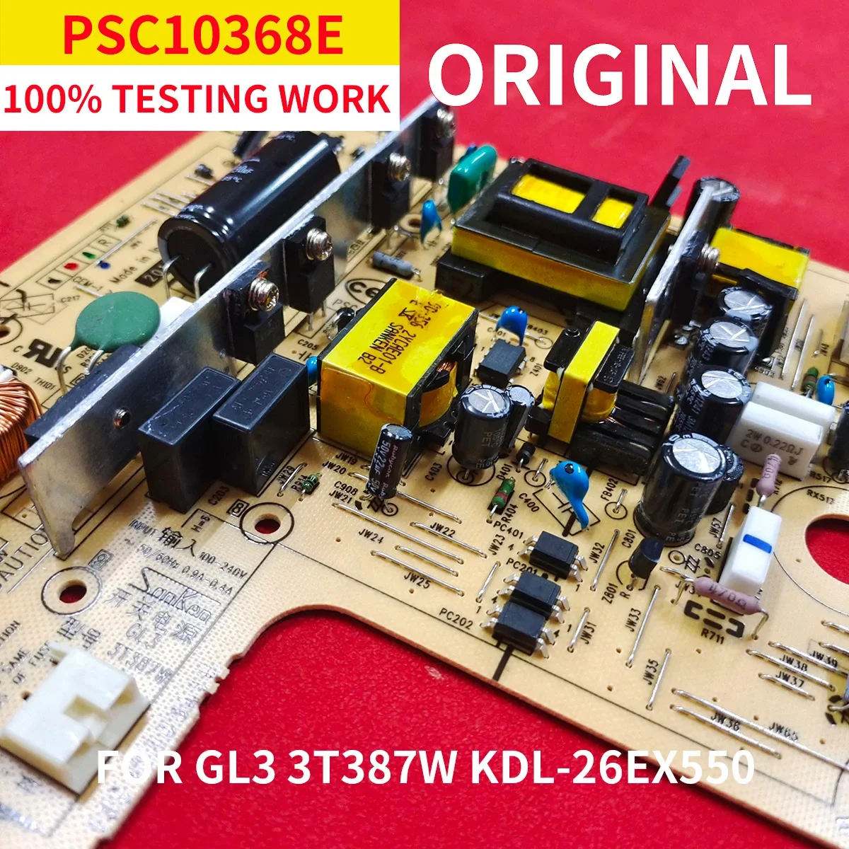 Original PSC10368E M 3T387W Power board for GL3 KDL-26EX550 Test Working Good Quality