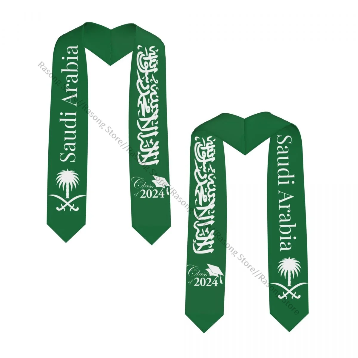 Saudi Arabian Unisex Adult Graduation Stole Shawl for Academic Commencements Celebration Uniform