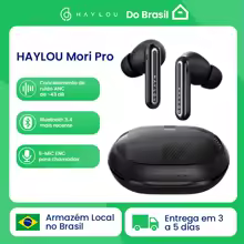 Haylou mori pro anc bluetooth 5.4 fones de ouvido 43db cancelamento de ruído ativo 