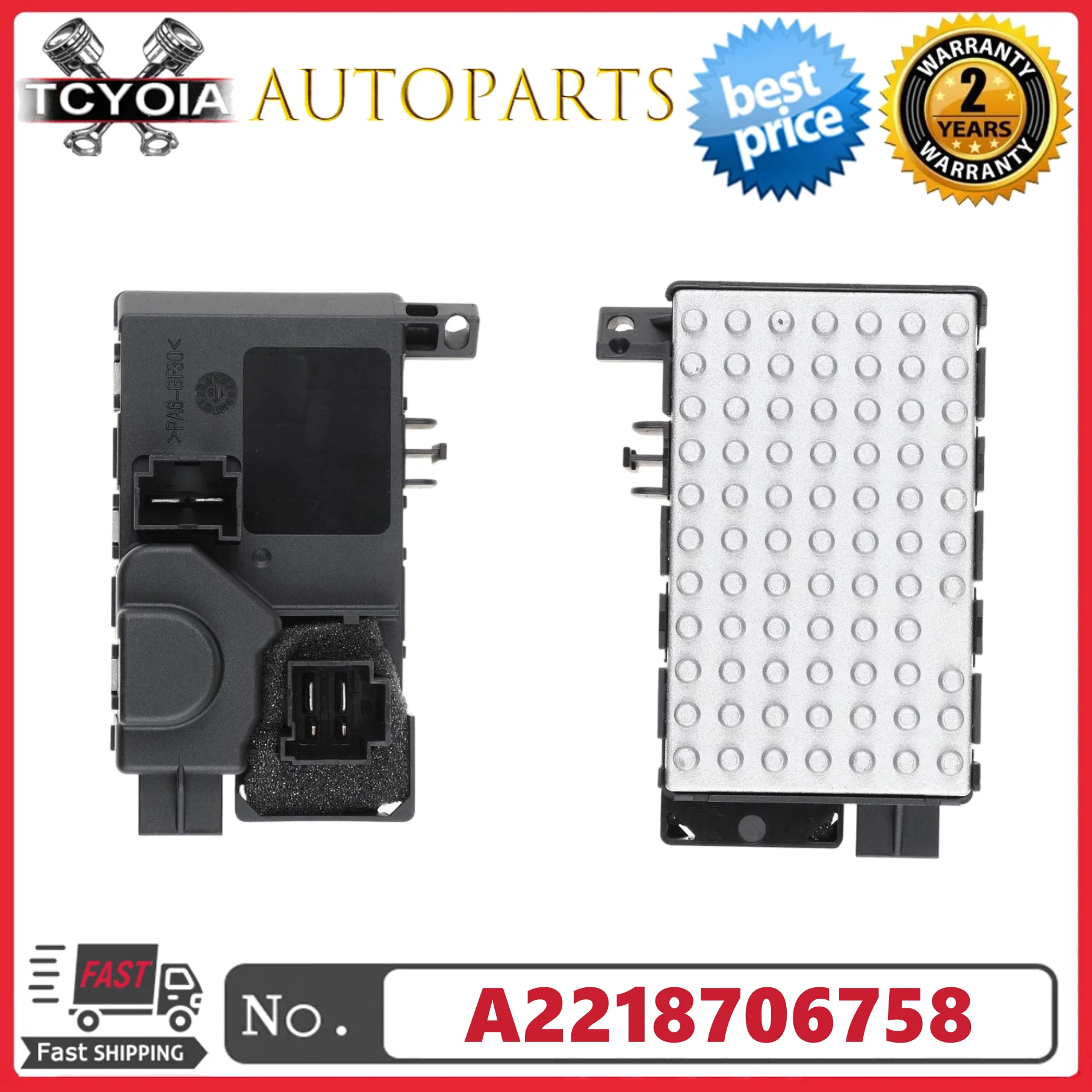 

Модуль управления резистором двигателя вентилятора отопителя A2218706758 2218706758 для Mercedes-Benz CL550 CL600 CL63 CL65 S550 S600 S63 S65 2007-2014 годов выпуска