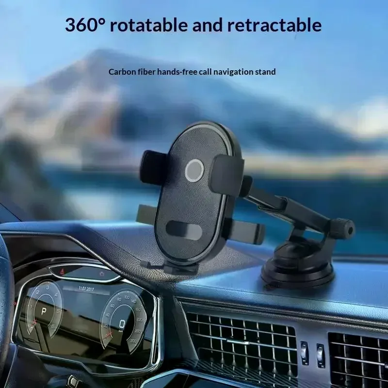 Car Phone Mount Strong Suction Cup One Hand Use Fits Most Smartphones Daily Commute