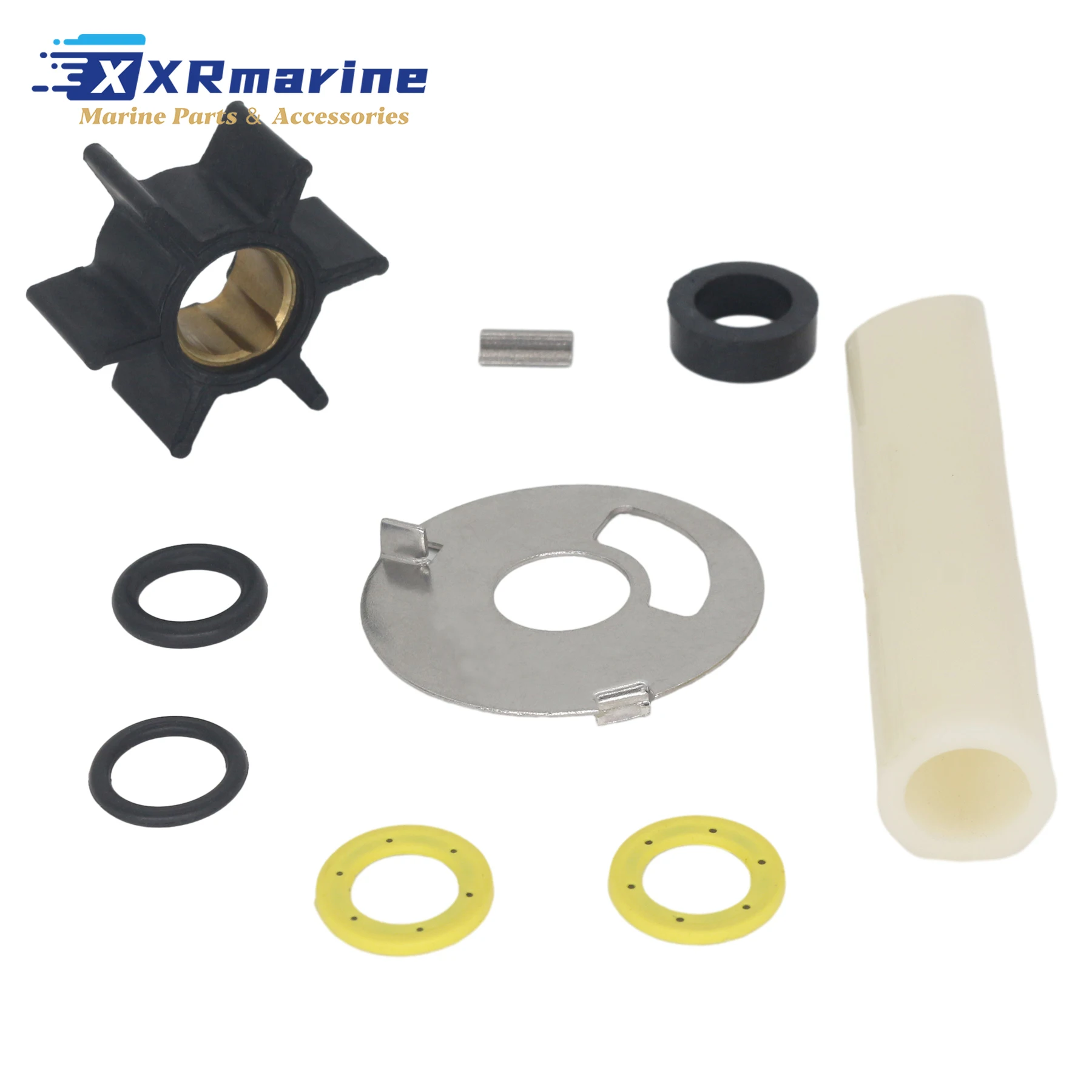 

For Mercury 2-Stroke 4HP 4.5HP 7.5HP 9.8HP Outboard Engines Models Water Pump Impeller Rebuild Kit 47-89980T1 89980 68988