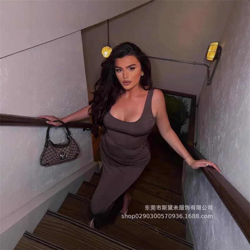 Green Women's Prom Dress Sexy Corset Stripe Sleeveless Formal Casual Beach Holiday Sheath Lace Up Back Long Party Gown Robe