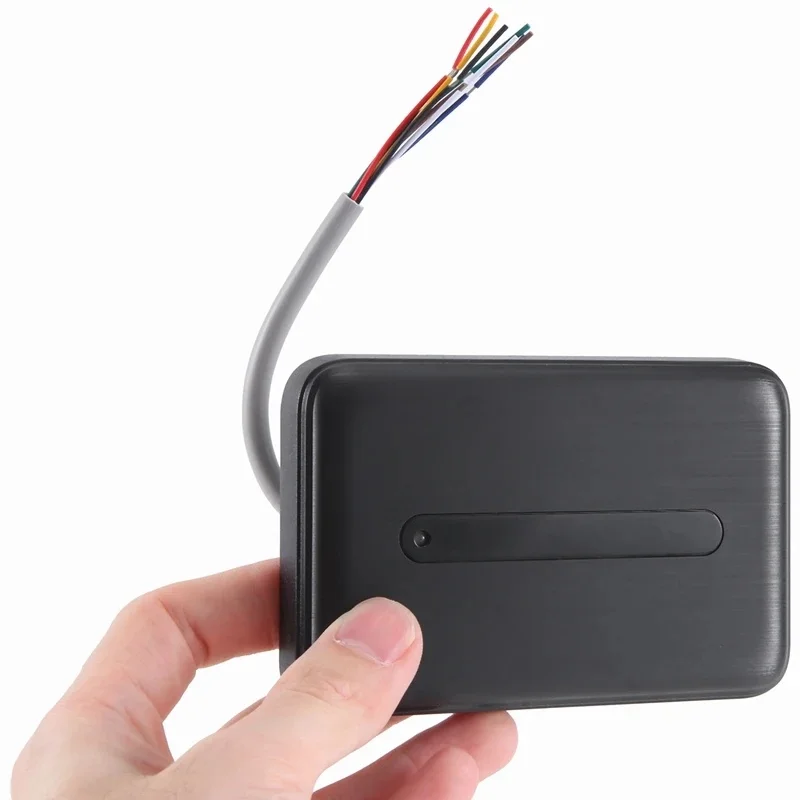 

Двухчастотный IP68 водонепроницаемый RFID-считыватель карт контроля доступа, 125 кГц + 13,56 МГц, черный