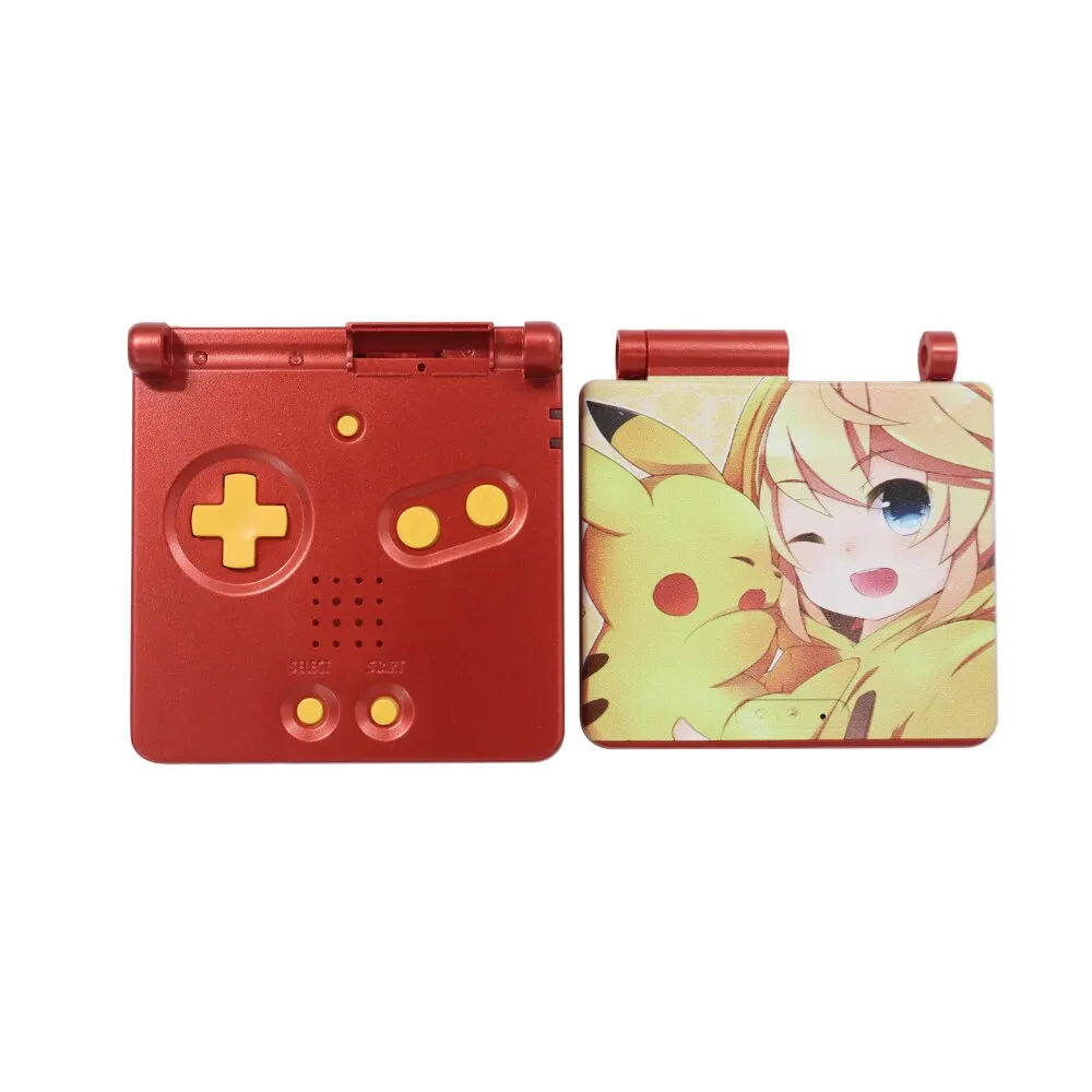 غلاف غلاف كامل جديد لوحدة التحكم Game boy Advance SP GBA SP حافظة بلاستيكية بديلة #3