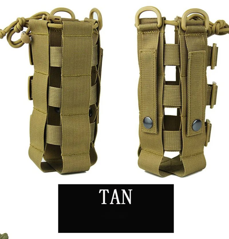 Outdoor multifunctional tactical water bottle bag Camouflage Tornado design Portable adjustable water bottle can be hung waist