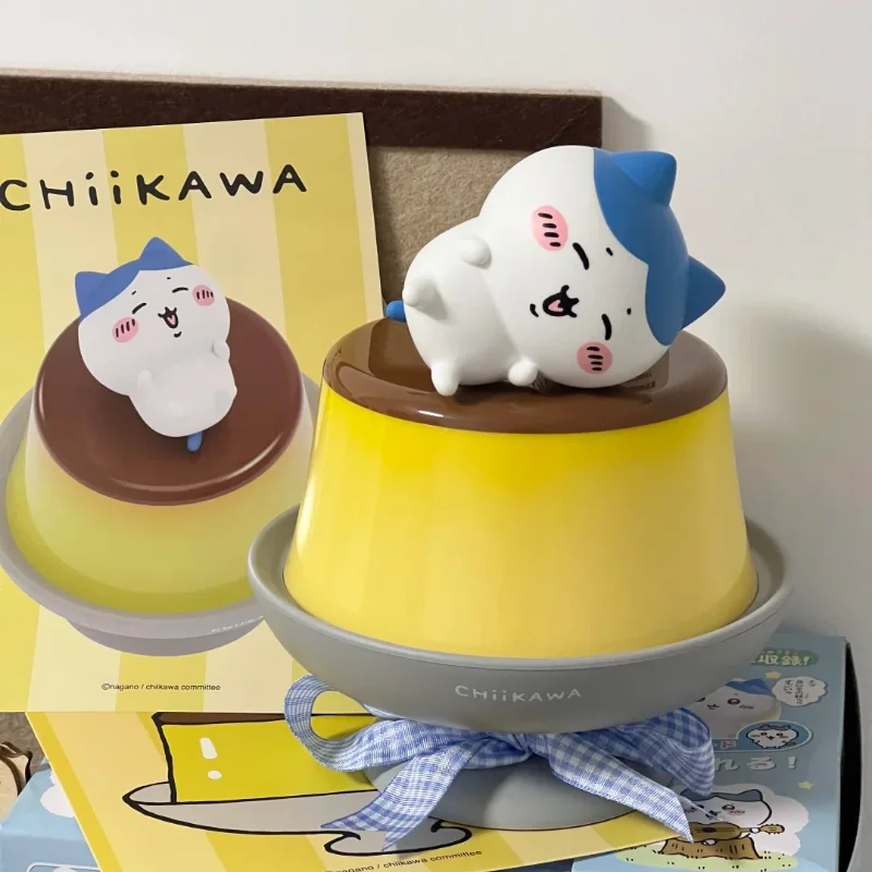 حقيقية Martube Chiikawa بودنغ مصباح مضيئة اللعب سطح المكتب الحلي أنيمي Hachiware Usagi جو مصباح ديكور هدية عيد ميلاد