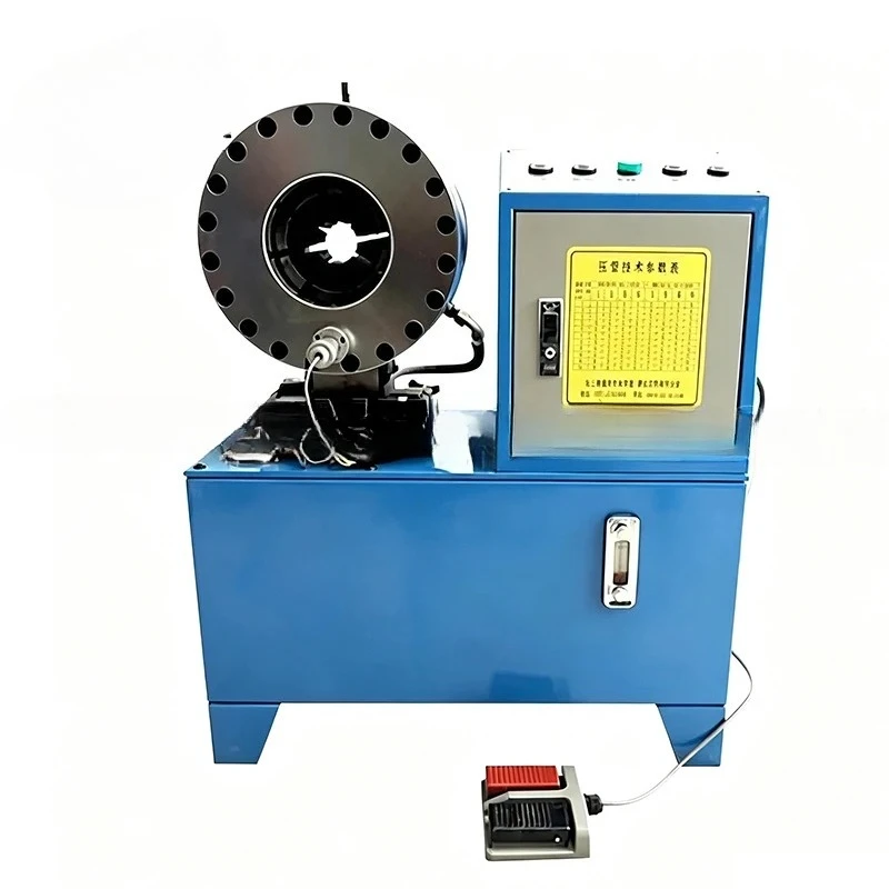 Customized  MK-90 Automatic Hydraulic Hose Press Crimping Machine 220V 50Hz 11 Sets Molds 4mm-51mm Rubber Product Making Machine