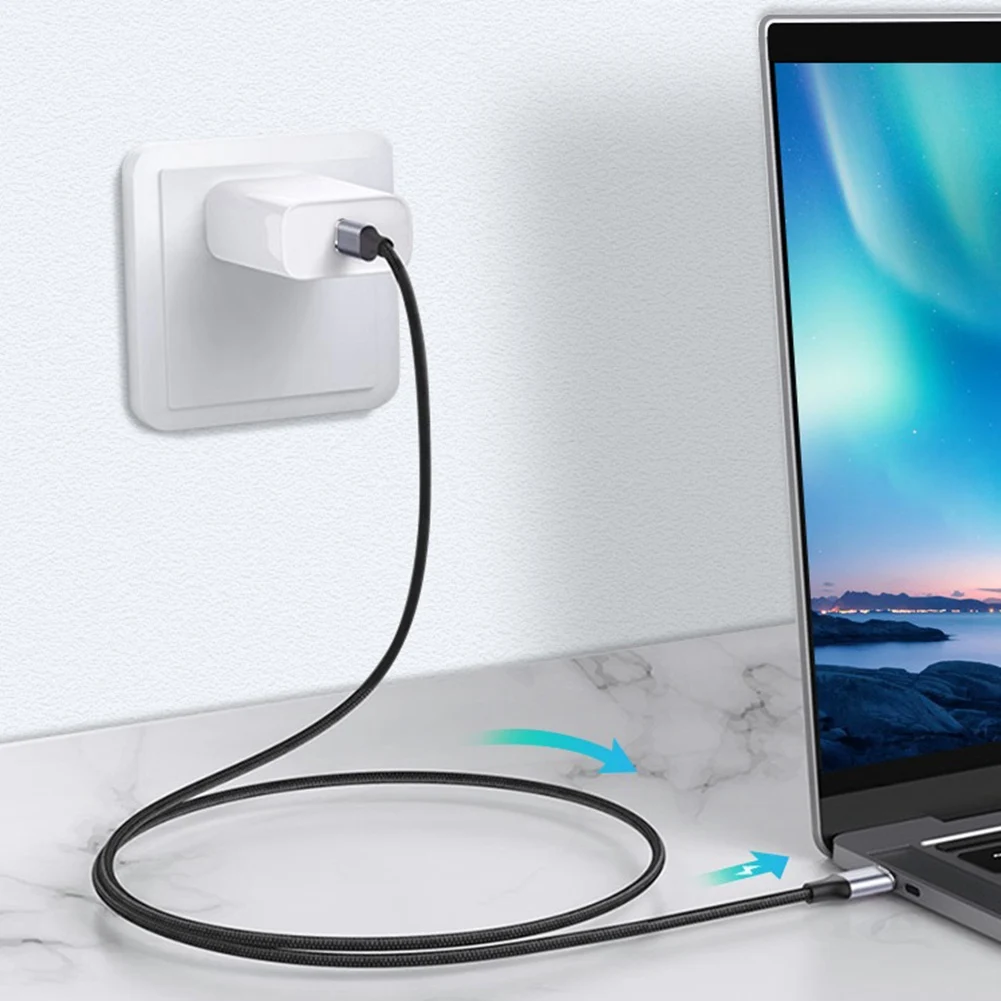 Typ C 3.1 Vollfunktionskabel C auf C Emark Chip Gen2 PD100W HD 4K-Projektionskabel