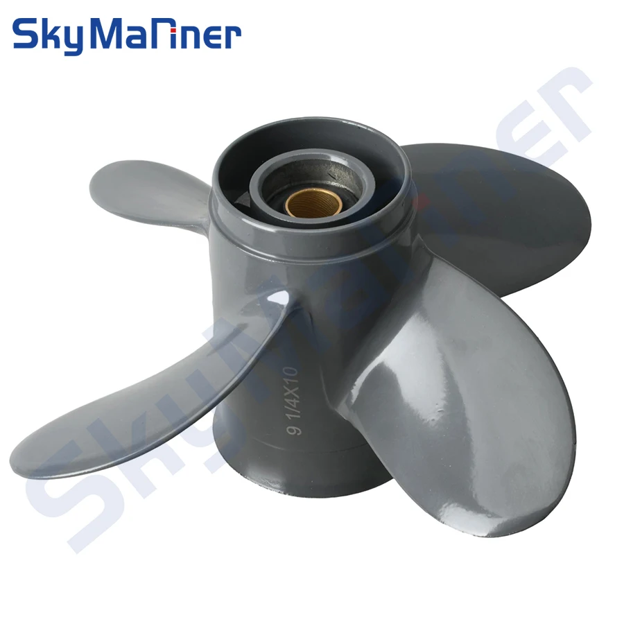 58134-ZV4-010AH Propeller 4 Blades 9 1/4X10 8-Spline Suitable For Honda Yamaha Outboard BF8D BF9.9D BF15A BF15D BF20