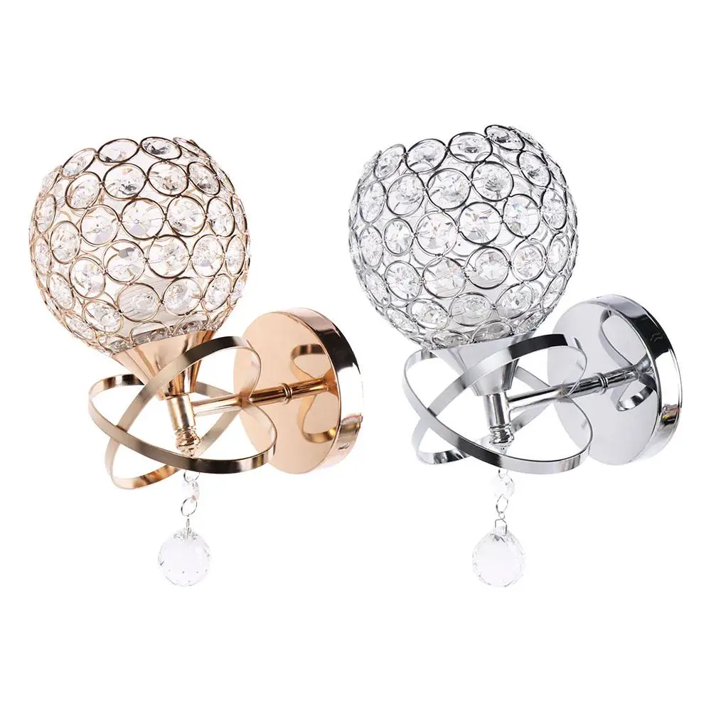 

Роскошный настенный светильник, современный подвесной хрустальный бра, креативный простой прикроватный светильник для гостиной, спальни