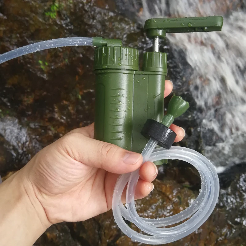 Compact and Lightweight Water Purification Unit for Hiking and Camping  Double Filtration Water Purification Device