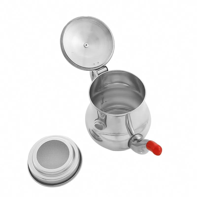 Strainer Oiler Stainless Steel Household Leak-Proof Pot Pour Oil Bottle Kitchen Supplies Practical Oil Cans Seasoning Jars New view 5
