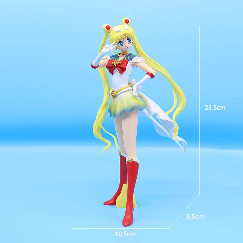 4 Typ Anime Seemann Mond Action figur Puppe Prinzessin Gelassenheit Kuchen Ornamente Sammlung PVC Tsukino Usagi Figur Modell Spielzeug Geschenk