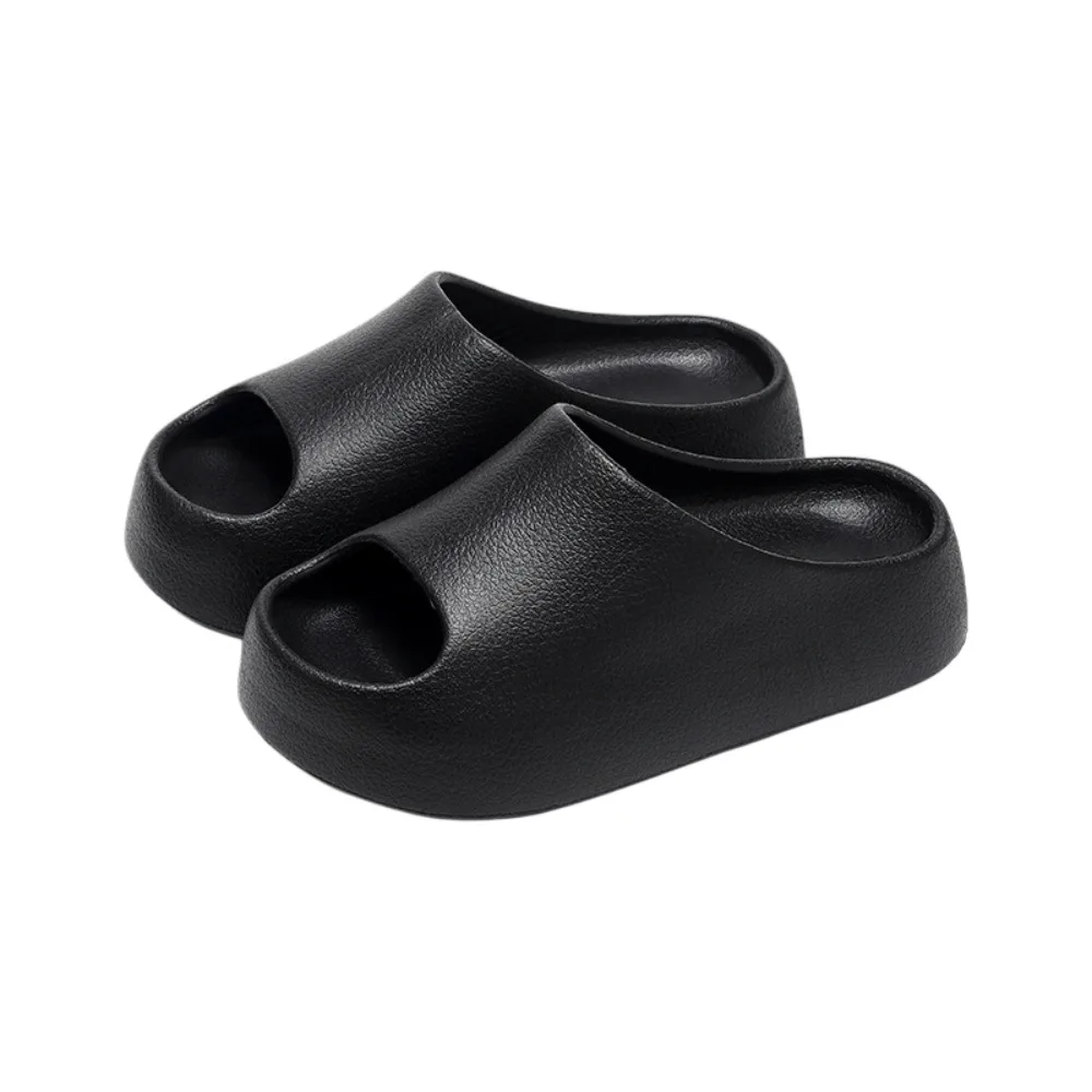 

Non-Slip Women Thick Sole Slippers Thick 4.5 cm Solid Color Female Slides Sandals Simple Breathable EVA Bottom Slippers Girls