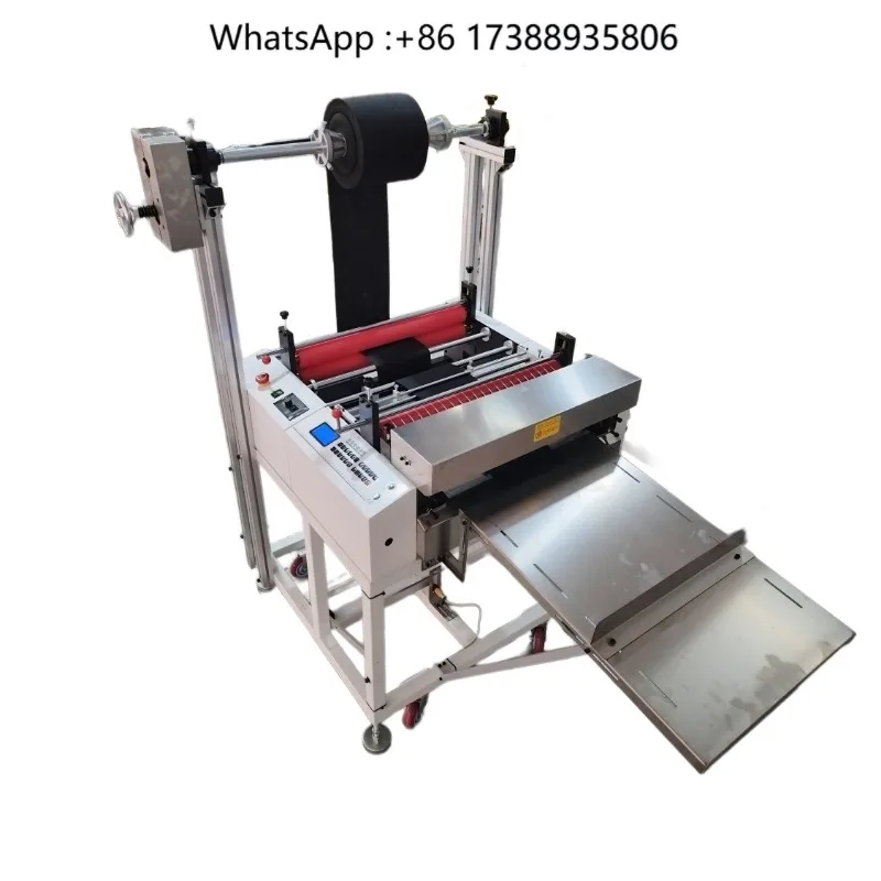 Graphene Conductive Fabric Paper Embossing Machine PVC Film Fully Automatic Cutting Machine HZH-600LS 220V 70m/min
