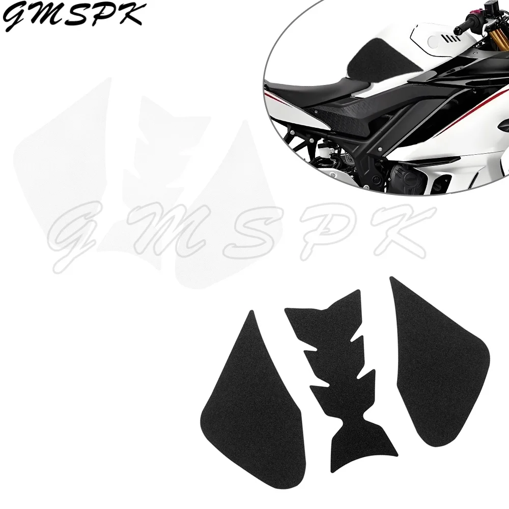Fit for YZF R1 R3 R6 R25 YZF1000 MT10 MT-07 MT 09 TRACER 9 GT XSR900 Motorcycle Fuel Tank Pad Protector Sticker Anti Slip Decals