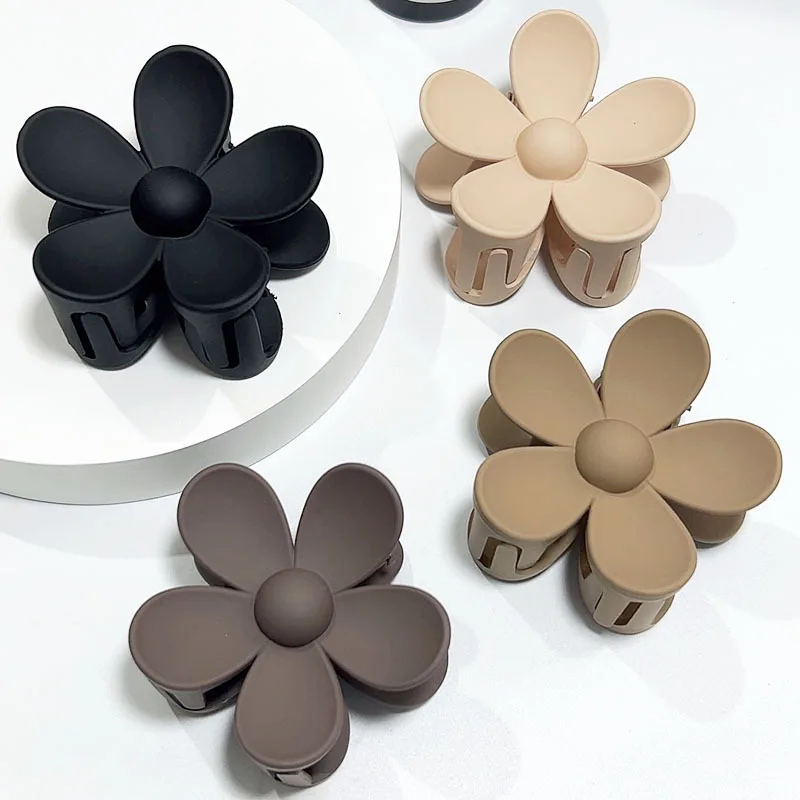 

Милый цветок, зажим для когтей, модный зажим в виде акулы, заколка для волос, большие заколки для волос, заколки для женщин, головной убор с хвостиком, аксессуары для волос для девочек