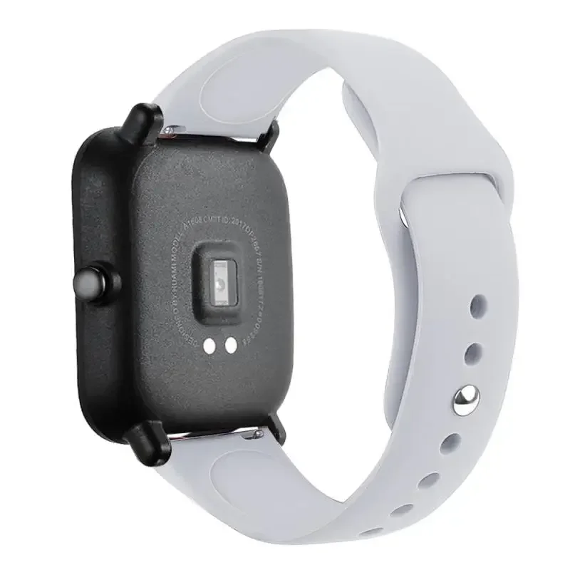 20mm/22mm Silicone band For Amazfit GTS 3/2/2e/GTS2 Mini/GTR 42mm/47mm/GTR 3/3 Pro/2/2e Sport Watch Bracelet Amazfit bip strap