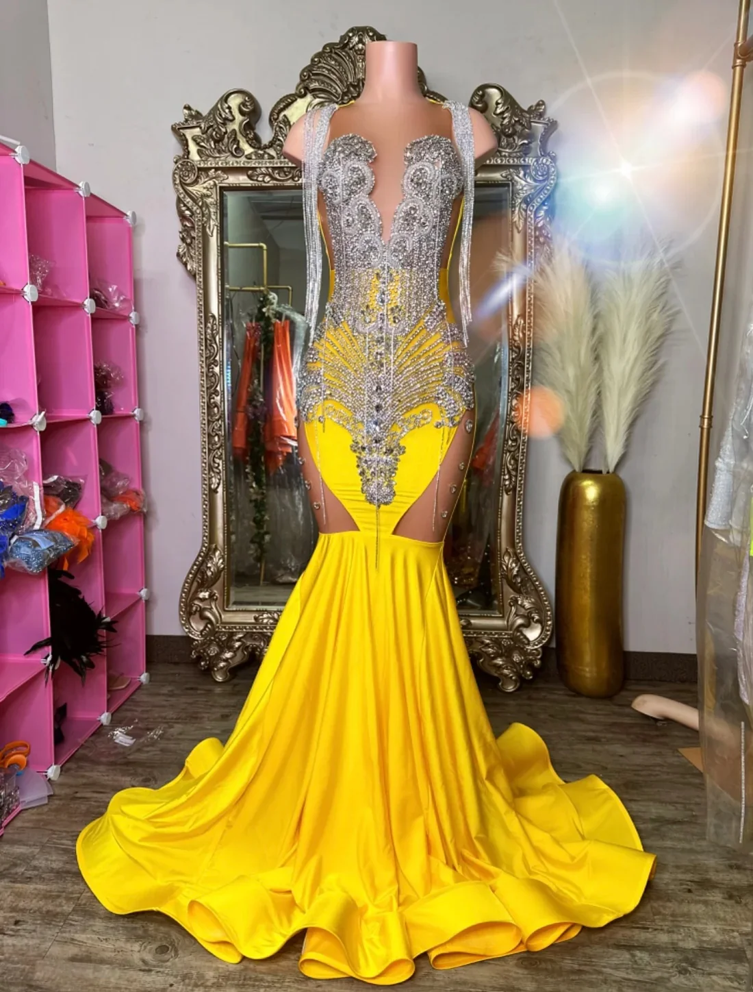 african black girl yellow prom dress - Buy african black girl yellow prom  dress with free shipping on AliExpress