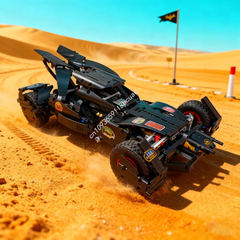 

897pcs MOC BvS Batmobile Technical Model Building Blocks Construction Assemble Creative Idea Toys Brick Christmas Gifts Kids