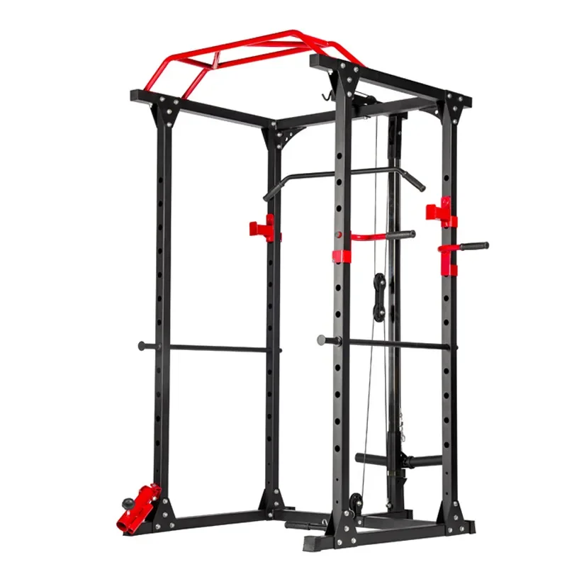 

Commercial comprehensive training fitness equipment squat rack multi-function gantry bench press